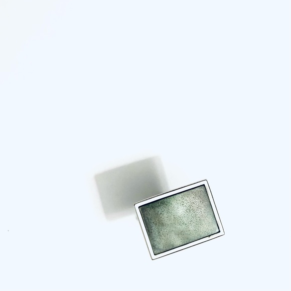 SWANK Vintage Mother of Pearl Silver Plated Cufflinks - Picture 3 of 5